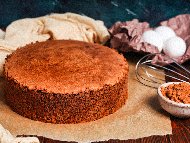 Рецепта Блат за торта с прясно мляко, брашно, яйца и какао